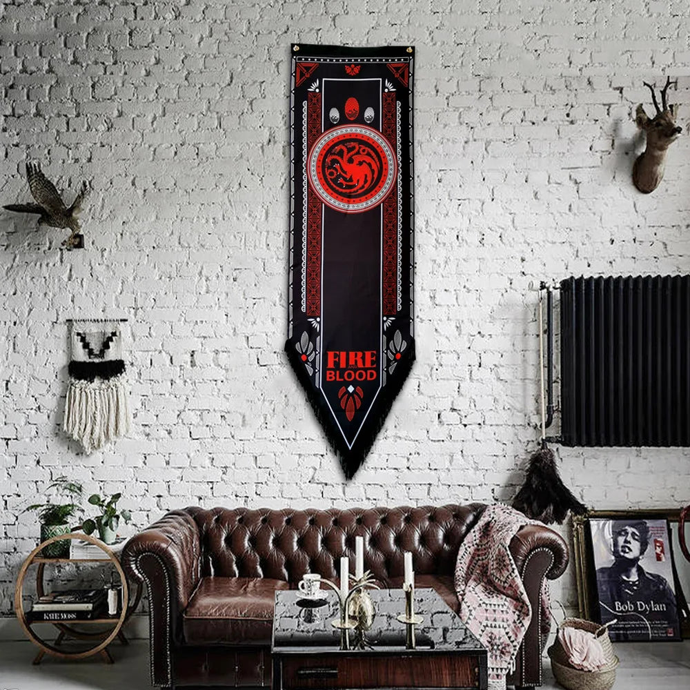 Game of Thrones House Sigil and Motto 5ft Banners