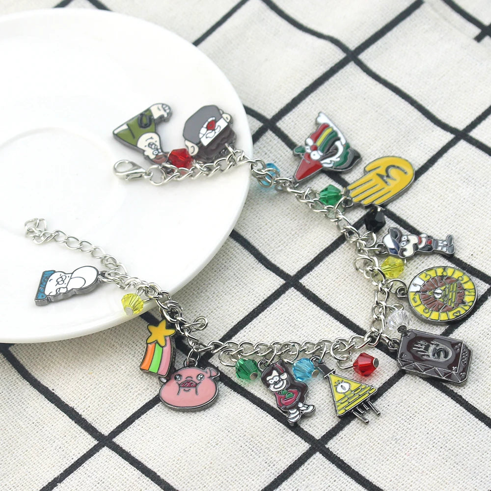 Gravity Falls Charm Braclet