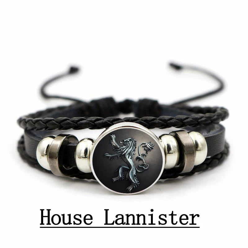 Game of Thrones House Crest Leather Bracelets