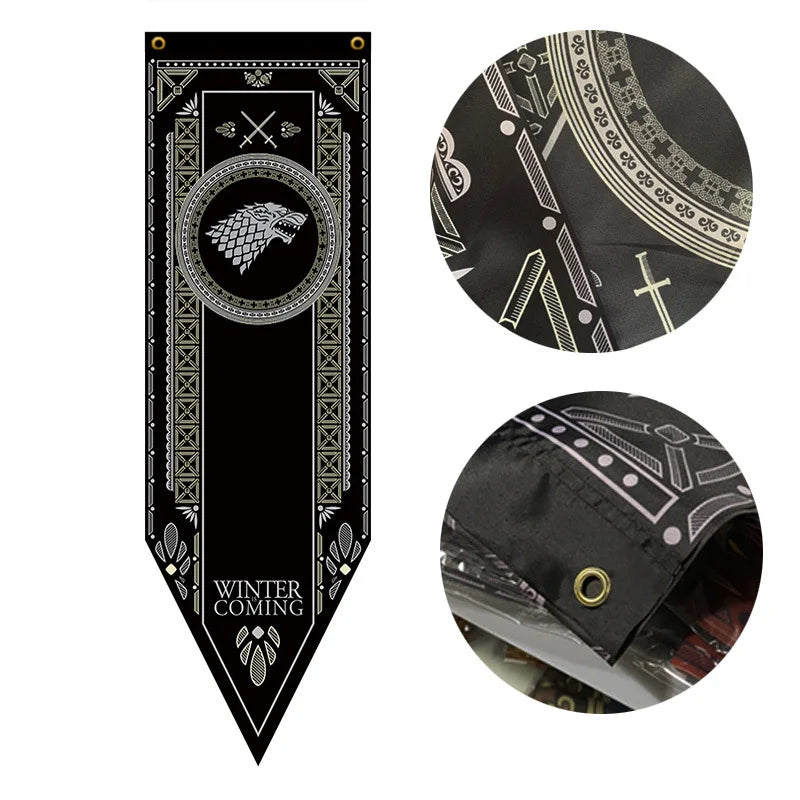 Game of Thrones House Sigil and Motto 5ft Banners